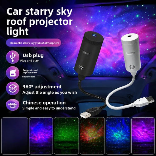 Car Mounted Starry Sky Projection Light
